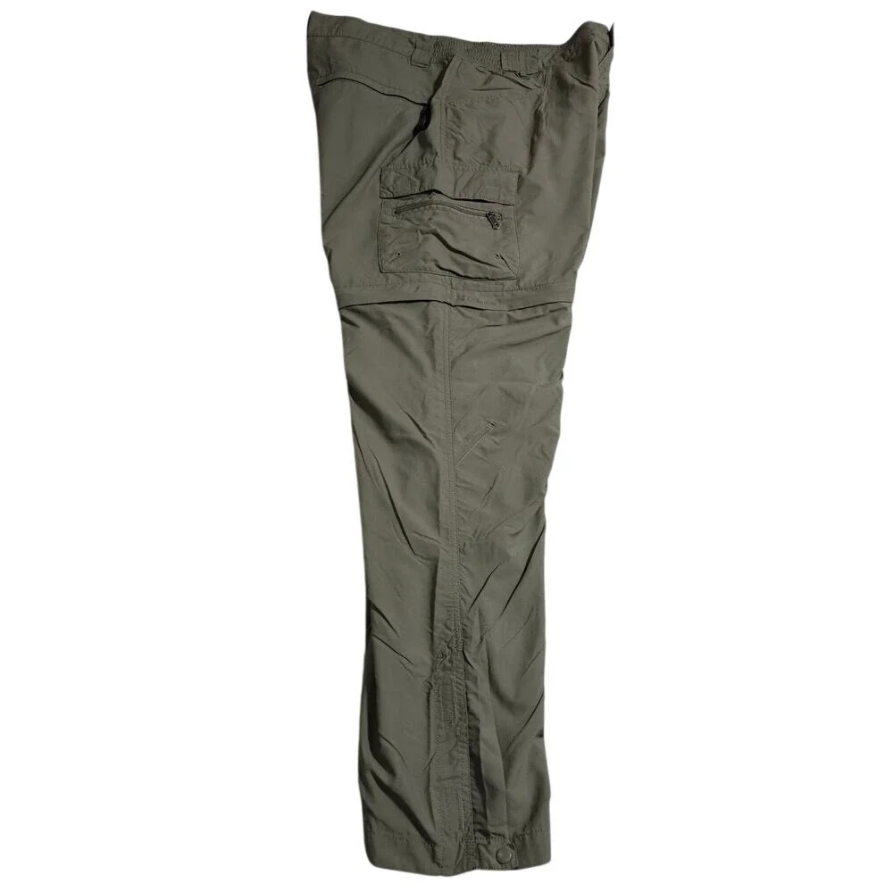 Columbia, Titanium Performance Convertible Khaki Cargo Pants Size Lg, Adj Ankles